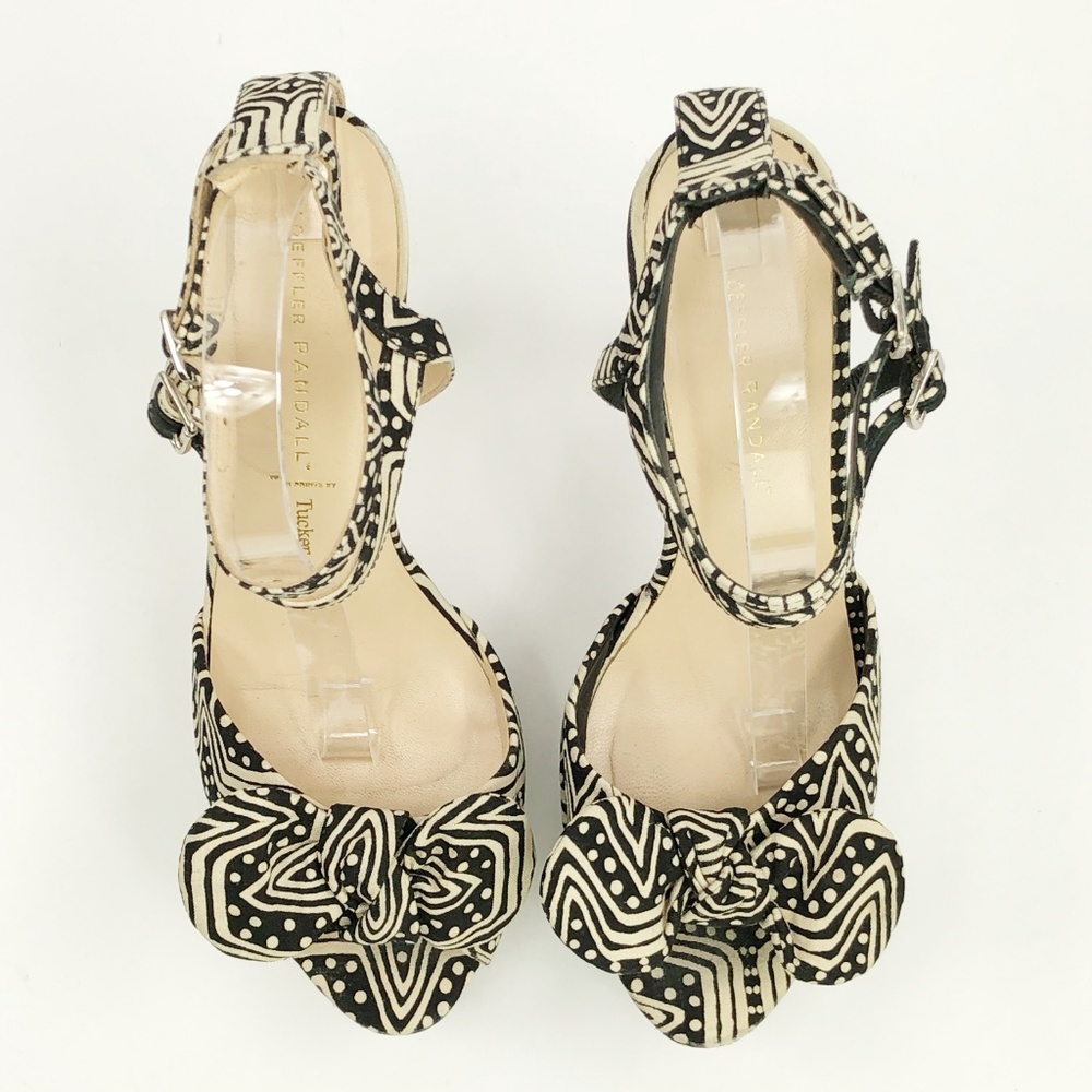 Loeffler Randall Dahlia Platform Peep Toe Sandal 9 - Picture 4 of 8